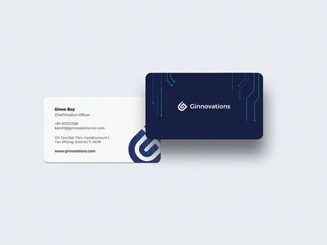 Ginnovations name card by Vũ Huy Tuấn Creative Name Card, Template Editing, Name Card Design, Creative Names, Vi Design, Name Card, Work Inspiration, Name Cards, Design Inspo