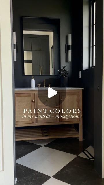 Jenna | Custom Home Build on Instagram: "Paint colors used throughout our home to keep it neutral with bold moody accents 🖤🤍🤎

Powder bath, mudroom cabinetry, kitchen island, pantry cabinets — Iron Ore by Sherwin Williams 

Open concept living room and kitchen, primary bedroom — Pure White by Sherwin Williams

Primary bedroom doors — Naturel by Sherwin Williams

Save this for your next paint project! ✨

For a direct link to shop my home sources check out my LTK in my bio or just comment SHOP 🔗

#paintcolors #painttrends #moodypaint #colordrenching #neutralhome #neutralhomedecor #interiordesign #realestate #interiorstyling #transitionalhome #organicmodern #aesthetichome #homeinspiration" Kitchen Island Pantry, Mudroom Cabinetry, Iron Ore Sherwin Williams, Island Pantry, Cabinetry Kitchen, Custom Home Build, Concept Living Room, Open Concept Kitchen Living Room, Paint Trends