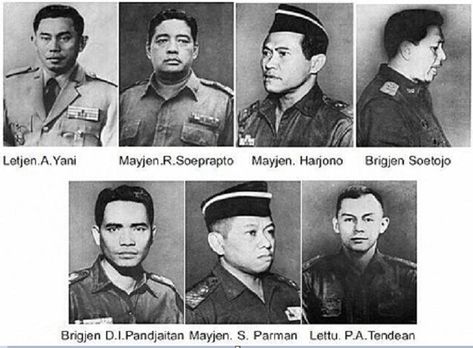 Dalam peristiwa Gerakan 30 September/PKI, ada 7 perwira TNI yang menjadi korban G30S/PKI. Peristiwa tersebut menjadi salah satu sejarah kelam bangsa Indonesia. G30s Pki, Cute Asian Babies, 30 September, Asian Babies, School Study Tips, General Knowledge, Real Life, Indonesia, Historical Figures