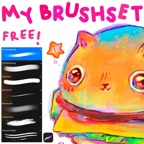 Procreate Art References, Procreate Qr Code Brushes, Pens For Procreate, Good Procreate Brushes Free, Digital Brushes Procreate, How To Download Procreate Brushes, Free Sketch Brushes Procreate, Brushes Digital Art, Art Procreate Drawings