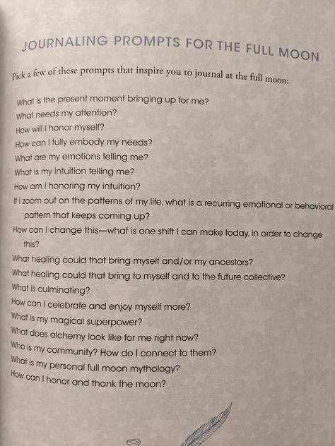 Journal prompts for full moon Full Moon In Aquarius Journal Prompts, Full Moon Capricorn Journal Prompts, Waning Crescent Journal Prompt, Full Moon Ritual Journal, New Moon In Virgo Journal Prompts, Sagittarius Full Moon Journal Prompts, Introspection Journal Prompts, Scorpio Full Moon Journal Prompts, Moon Cycle Journal Prompts