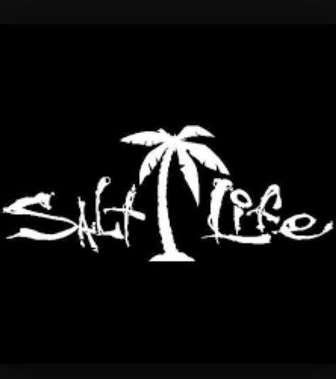 For my future keep! Salt Life decal with palm tree. Salt Life Tattoo, Salt Life Stickers, Salt Life Decals, Palm Tree Decal, Tarpon Springs Florida, Fish Background, Tree Decal, Springs Florida, Tarpon Springs