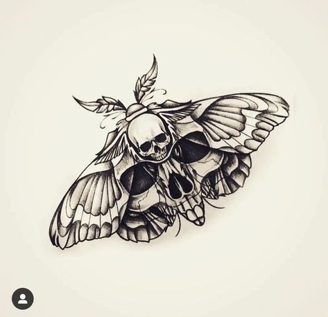 Black And White Crow Tattoo, Gothic Tattoos For Women Simple, Beetle With Skull Tattoo, Witchy Dog Tattoo, Black And Gray Tattoo For Women, Deathhead Moth Tattoo Design, Mens Moth Tattoo, Girly Goth Tattoo, Moth Throat Tattoo