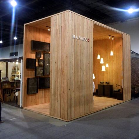 Hempcrete Wall, Expo Stand, Wood Cabin, Minimalist Vibe, Wood Exterior, Kiosk Design, Warm Lighting, Stall Designs, Exhibition Stands