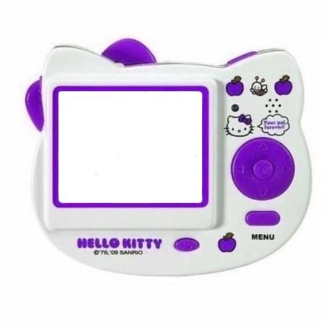 Hello Kitty Camera Template, Hello Kitty Camera, Purple Hello Kitty, Widgets Ideas, Cute Screen Savers, Cute Pins, Photo Template, Screen Savers, Cute Icons