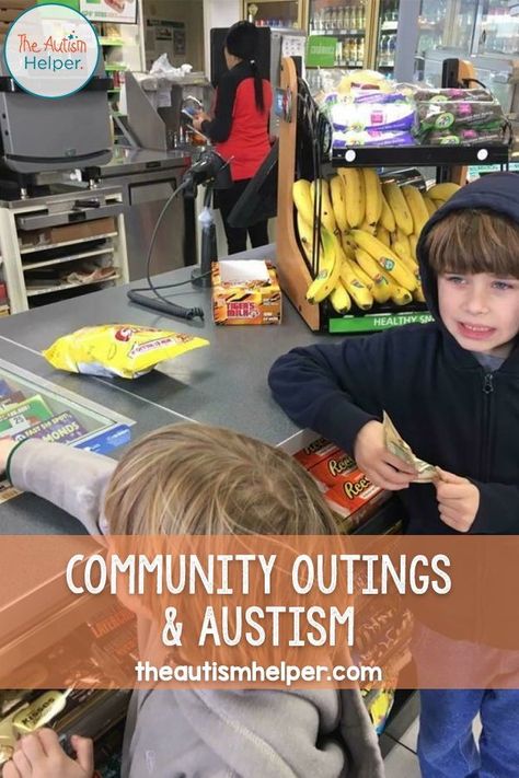 Community Outings Special Needs, Asd Resources, Vocational Activities, Vocational Tasks, Outing Ideas, Community Resources, Learning Disorder, Vocational School, Social Skills Activities