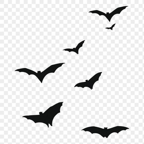 Bats Cutout, Bat Transparent, Bats Silhouette, Bat Background, Bat Png, Png No Background, Bat Vector, Horror Png, Bats Flying