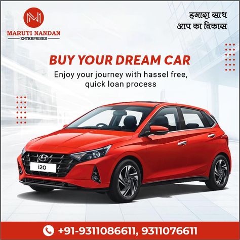 Buy Your Dream Car Enjoy Your Journey with hassel free, quick loan process Call- +91-9311086611 +91-9311076611 #marutinandan #marutinandanenterprises #marutinandanenterprise #carloan #fourwheelerloan #carloans Car Banner, Car Loan, Quick Loans, Buy Used Cars, Instant Loans, Online Loans, Car Fuel, Business Loans, Credit Repair