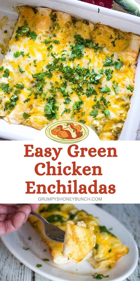 Green Chicken Enchilada Casserole, Green Chicken Enchiladas, Roast Chicken Leftovers, Green Chicken, Delicious Low Carb Recipes, Mexican Recipe, Green Enchilada Sauce, Chicken Enchilada Casserole, Low Carb Casseroles