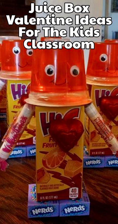 Diy Valentine's Gifts For Kids, Valentine Ideas For Kids, Easter Crafts Diy Kids, Valentines Robots, Valentines Ideas For Him, Diy Valentines Cards, Valentine Gifts For Kids, Juice Box, Friends Valentines