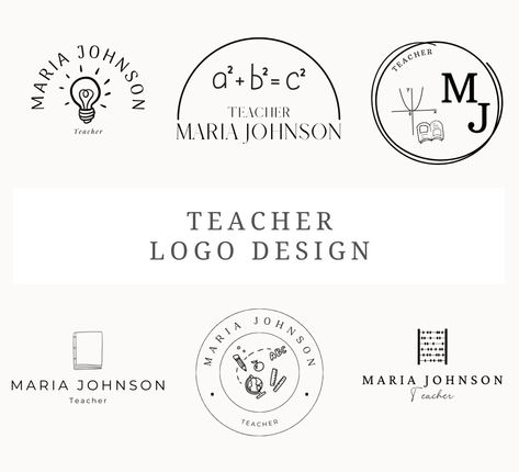 Teacher Logo Design, Tutoring Logo, Logo Design Canva, Teacher Logo, Home Tutors, Canva Pro, Business Templates, Professional Logo Design, Logo Business