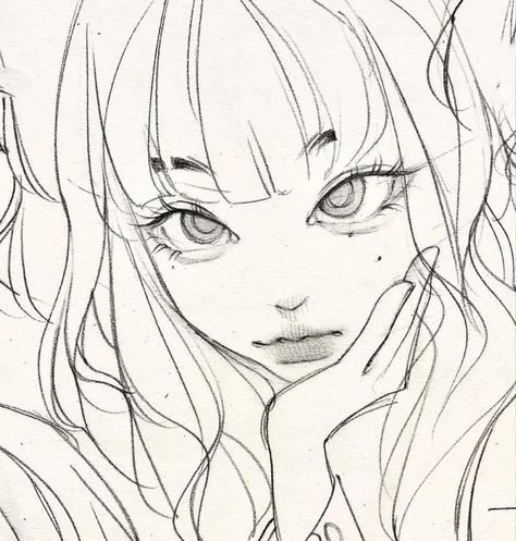 Eye Drawing Female, Female Face Reference Drawing Sketch, Eyes Drawing Female, Female Face Drawing Reference, Female Eyes Drawing, Female Face Sketch, Female Anime Eyes, Animation Art Sketches, Tattoo Art Drawings