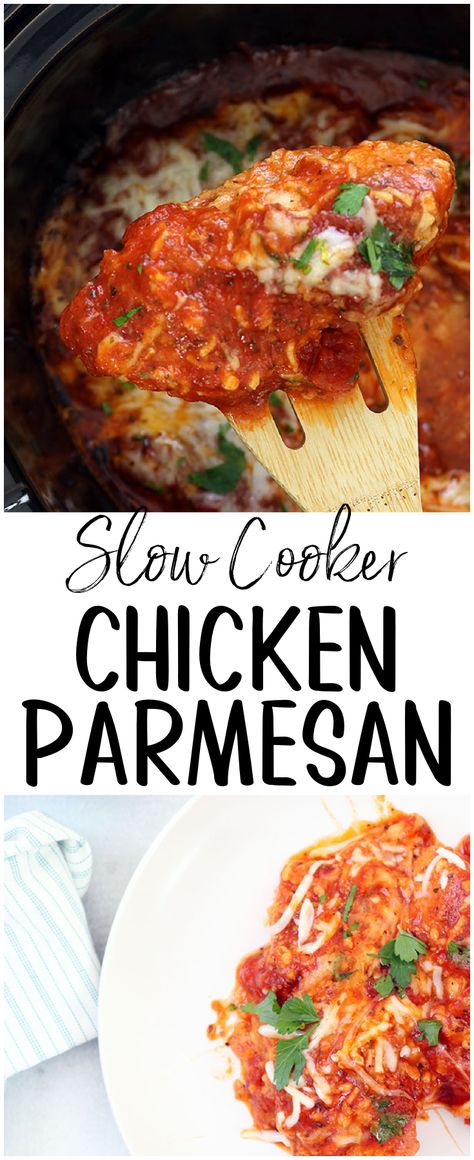 Slow Cooker Chicken Parmesan, Diy Easy Recipes, Keto Vegan, Crock Pot Slow Cooker, Crock Pot Cooking, Chicken Parmesan, Slow Cooker Chicken, Cooker Recipes, Diy Food Recipes