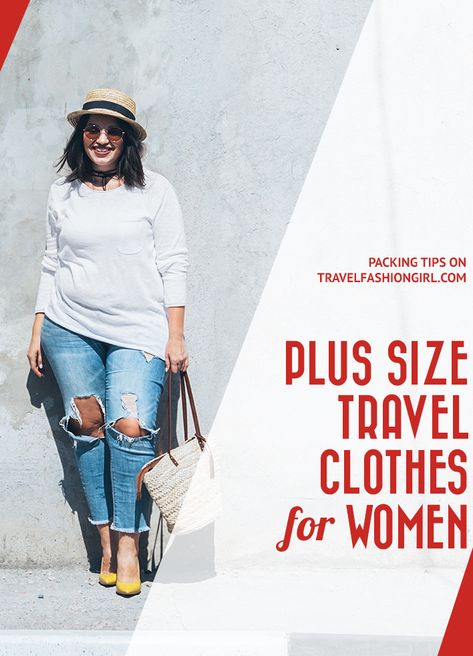 plus-size-travel-clothes-for-women Plus Size Travel Outfits Airport Style, Plus Size Travel Clothes, Plus Size Airport Outfit, Plus Size Travel, Travel Outfit Plus Size, Best Travel Clothes, Plus Size Capsule Wardrobe, Cute Travel Outfits, Hijab Summer