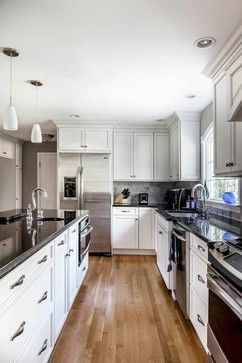 Appliance placement - does it work to have sink, dishwasher and stove all in a line on one wall? Countertop Concrete, Traditional Kitchen Cabinets, Kitchen Remodel Pictures, Simple Kitchen Remodel, Contemporary Kitchen Cabinets, Galley Kitchen Remodel, Kitchen Remodel Cost, Diy Kitchen Remodel, Timeless Kitchen