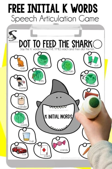 20 Best K Words Speech Therapy Printables and Games Slp Therapy Activities, Speech Therapy Printables, K Words, Therapy Printables, Expressive Language Activities, Speech Therapy Apps, Speech Therapy Ideas, Speech Therapy Activities Language, Speech Therapy Activities Preschool