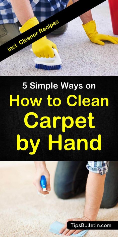 How To Clean Carpets By Hand, Clean Hacks, Carpet Diy, Clean Carpet, Clean Baking Pans, Cleaning Painted Walls, Carpet Cleaning Machines, Carpet Cleaning Hacks, Cleaner Recipes