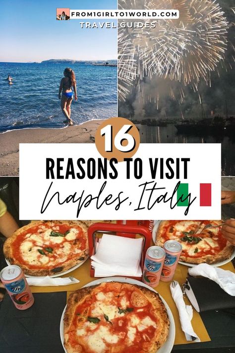 Naples, Italy is full of beaches, entertainment, and great pizza Outdoor Blog, Inspiring Places, Italian City, Adventure Bucket List, Culture Shock, Italian Culture, Naples Italy, Interesting Reads, First Girl