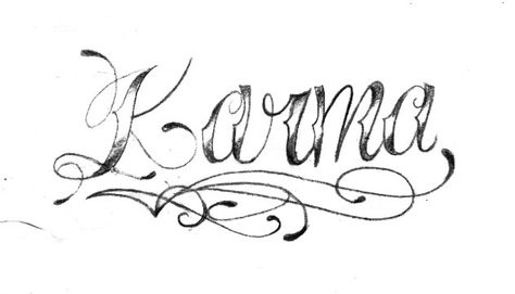 Karma Letter Printable Karma Drawing, Karma Font, Karma Tattoo Ideas, Old School Fonts, Karma Tattoo, Word Drawings, Парные Тату, Drawing Tattoo, B Tattoo