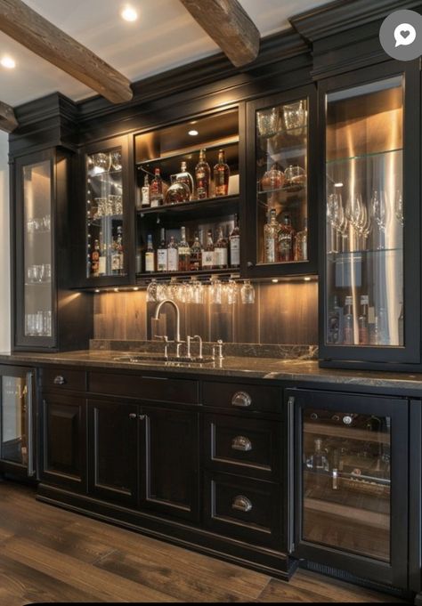 Masculine Basement Ideas, Bar In House, Bar Room Ideas In House, Liquor Room, Corner Bar Ideas For Home, Indoor Bar Ideas, Home Bar Designs Luxury, Wine Room Ideas, Corner Bar Ideas