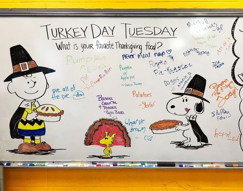 There is nothing I love more about Thanksgiving... than pie. Glorious pie. Gives me all of the pie! Today was Turkey Day Tuesday! What is your favorite Thanksgiving food? #whiteboard #whiteboardart #morgansadvisorycrew #education #highschool #arted #arteducation #arteducator #artteacher #artteacherlife #artteachersofinstagram #teacherlife #teacher #teachers #teachersofig #teachersofinstagram #teachersfollowteachers #thanksgiving #thanksgivingdinner #turkeyday #turkeyday2017 #thanksgiving2017... Thanksgiving Whiteboard Art, White Board Drawings, Thanksgiving Art Projects, Turkey Drawing, Thanksgiving Bulletin Boards, Whiteboard Art, Thanksgiving Classroom, Thanksgiving Art, Happy Thanksgiving Quotes