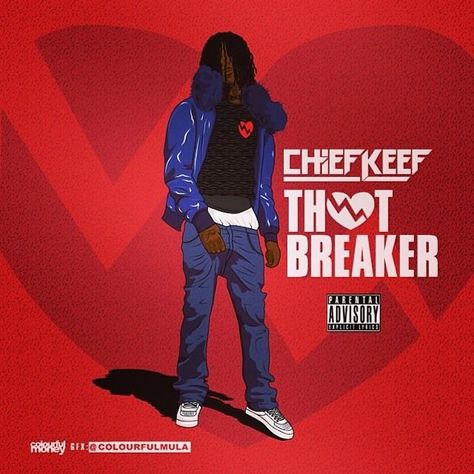 Thot Breaker, Single Artwork, Black Cartoon Characters, Chief Keef, Hip Hop Art, Music Promotion, Black Cartoon, Rap Music, Parental Advisory