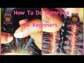 Braid To The Scalp, Cornrows For Beginners, How To Do Cornrows, African American Kids Hairstyles, Braids Step By Step, Scalp Braids, Hairstyles Girl, How To Braid, Braiding Your Own Hair