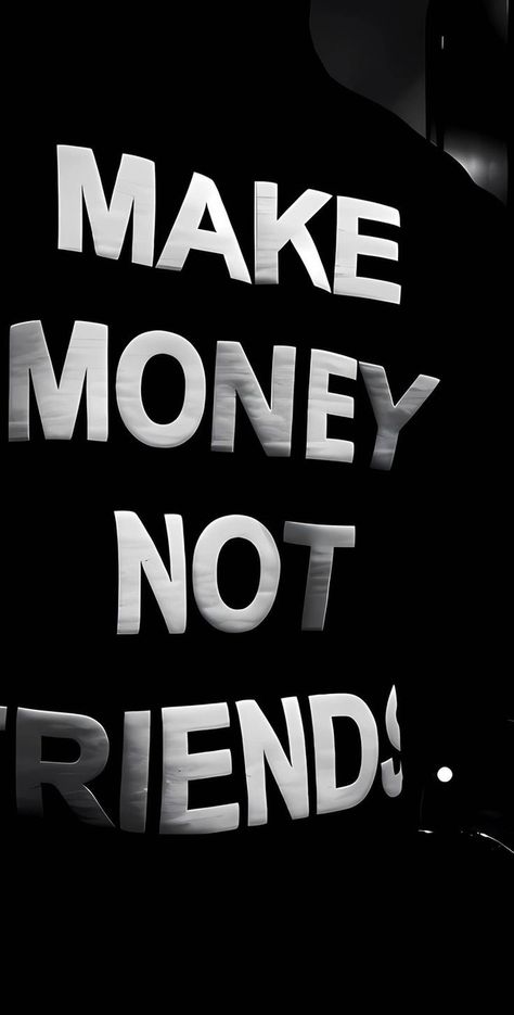 Make Money Not Friends Wallpaper Iphone, Dark Money Aesthetic, Money Motivation Wallpaper, Nonchalant Wallpaper, Black Aesthetic Night, Hard Wallpaper Iphone, Night Moon Aesthetic, Make Money Not Friends, Iphone Wallpaper Texture