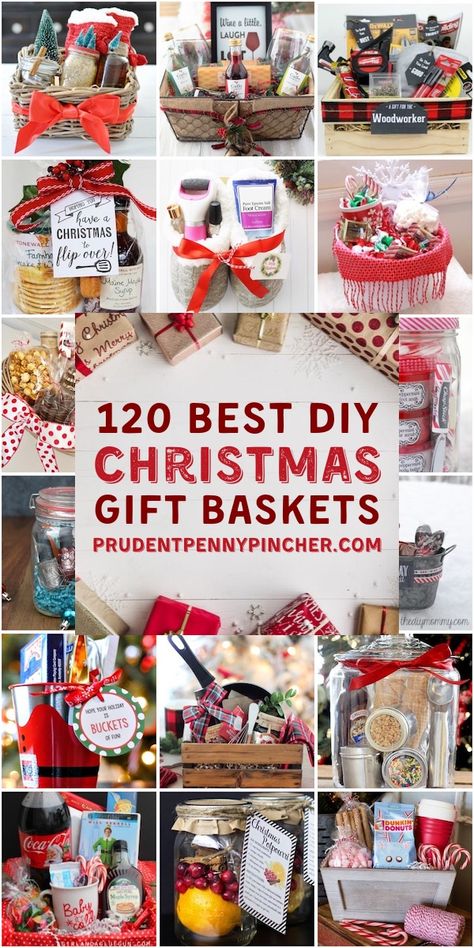 120 Best DIY Christmas Gift Baskets #Christmas #ChristmasGifts #gifts #giftbaskets #giftbasketideas #giftsforher #diygifts Best Diy Christmas Gifts, Gift Baskets Christmas, Diy Christmas Gift Baskets, Unique Christmas Gifts Diy, Diy Gifts For Christmas, Homemade Gift Baskets, Christmas Gift Baskets Diy, Kerajinan Diy, Christmas Donuts