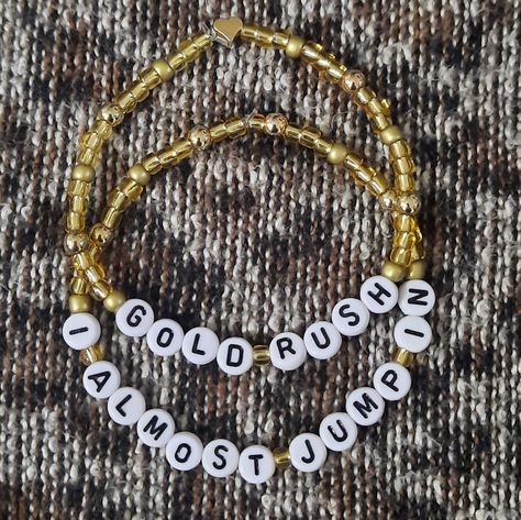 Gold Rush Taylor Swift Bracelet, Bracelets For Besties, Taylor Swift Yellow, Taylor Swift Bracelets, 15 Taylor Swift, Taylor Swift Jewelry, 22 Taylor, Swift Bracelets, Taylor Swift 22