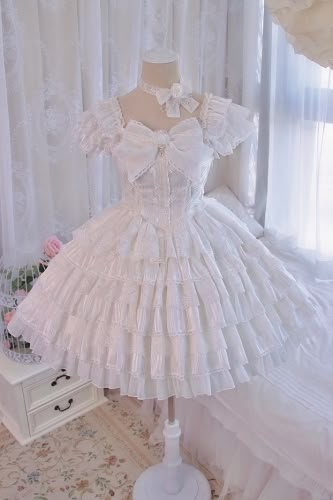 Dakota Core, Devil Inspired, Ruffles Skirt, Magical Girl Outfit, Artsy Girl, Op Dress, Frilly Dresses, Tiered Ruffle Skirt, Satin Tulle