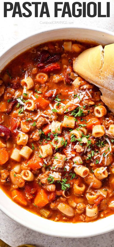 The Best Pasta Fagioli Recipe, Skinnytaste Pasta Fagioli Soup, Pasta Fagioli With Bacon, Pasta E Fagioli Soup Vegetarian, Pasta Fagioli Giada Recipe, Pasta Fagioli With Spaghetti Sauce, Pasta Fagioli With Ham, Pasta Fazole Recipe, Creamy Pasta Fagioli Soup