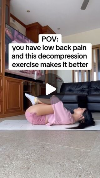 Dr Kim L | Back Pain Coach on Instagram: "I’m Dr. Kim and I’m a holistic chiropractor. I help you alleviate back pain and stress with gentle and easy somatic exercises 🙏 

Free 5 minute guided video for low back pain via link in my bio ✨ 

#lowbackpain #lowbackpainrelief #herniateddisc #sciatica #sciaticarelief #spinaldecompression" Somatic Exercises, Low Back Pain Relief, Spinal Decompression, Sciatica Relief, Low Back Pain, Sciatica, Low Back, Back Pain, Instagram