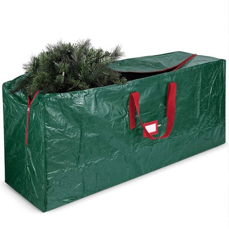 5 Smarter Ways to Stow Your Ornaments After Your Tree Comes Down Christmas Tree Storage Box, Wrapping Paper Organization, Christmas Tree Bag, Tall Christmas Trees, Christmas Tree Storage Bag, Tree Bag, Christmas Tree Storage, Large Christmas Tree, Storage Bags Organization