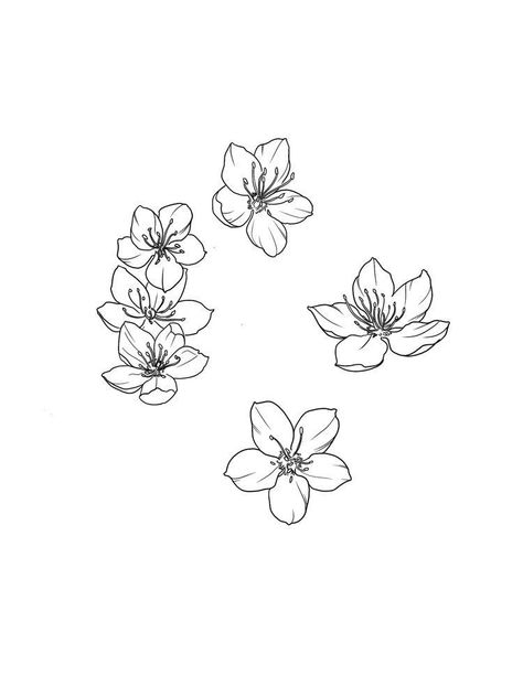 Orange Blossom Tattoo Simple, Flower Tattoo Lotus, Jasmine Flower Tattoo, Tatuaje Studio Ghibli, Sakura Tattoo, Red Ink Tattoos, Blossom Tattoo, Discreet Tattoos, Dainty Tattoos