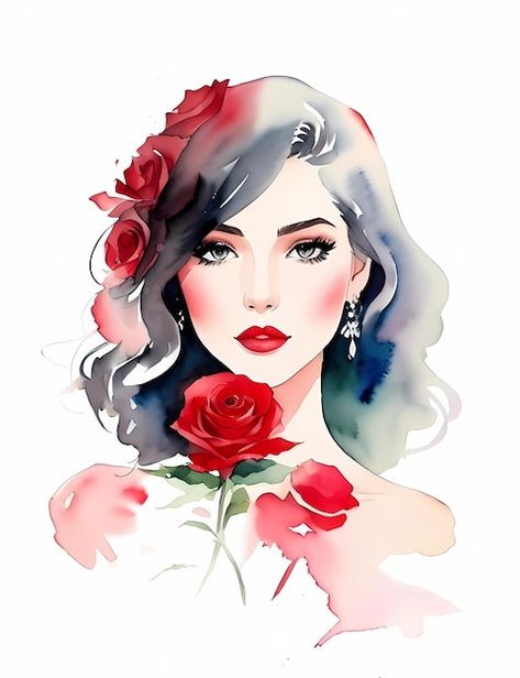 Fashion Illustration Face, Cat Logo Design, Digital Painting Portrait, Face Illustration, Digital Portrait Art, Beauty Art Drawings, 인물 드로잉, Silhouette Portrait, Woman Illustration