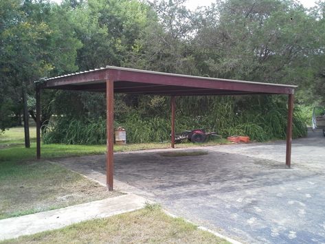 Metal Patio Covers, Free Standing Carport, Aluminum Carport, Carport Patio, Diy Carport, Rustic Front Porch, Steel Carports, Carport Plans, Gazebo Plans