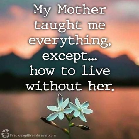 Missing Mom In Heaven, My Mom In Heaven, My Mother Taught Me, Heaven Pictures, I Miss My Mom, Mom In Heaven, Miss My Mom, Mothers Love Quotes, Miss You Mom