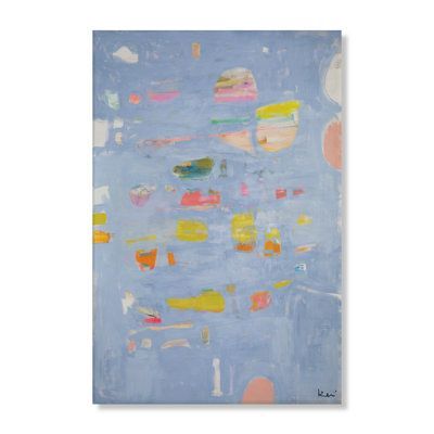 Kerri Rosenthal Beachcomber - Print 24.0 H x 18.0 W x 1.25 D in Canvas in Wrapped Canvas | 24" H x 18" W | Wayfair -  #Beachcomber #Canvas #Kerri #Print #Rosenthal #Wayfair #Wrapped Kerri Rosenthal, Paris Art Print, Pastel Nursery, Big Wall Art, Mid Century Modern Wall Art, Yellow Art, Beach Combing, Gray Yellow, Free Coloring Pages