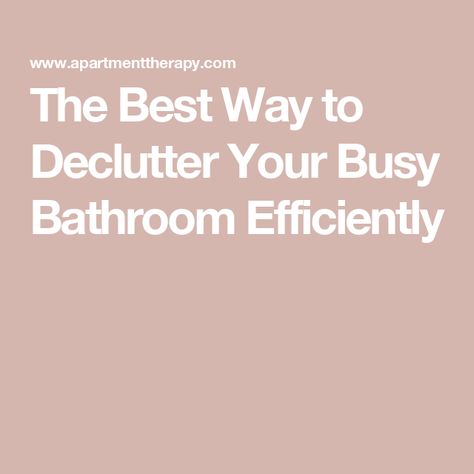 The Best Way to Declutter Your Busy Bathroom Efficiently Declutter Bathroom, Hotel Toiletries, Organize Your Bathroom, Organizational Hacks, Declutter And Organize, Organize Declutter, Head Hair, Cleaning Organizing, Organization Ideas