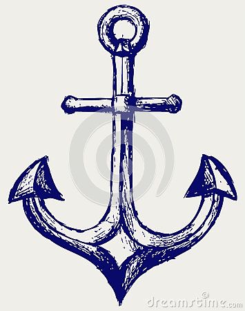 Anchor Sketch - Download From Over 24 Million High Quality Stock Photos, Images, Vectors. Sign up for FREE today. Image: 26513776 Anchor Sketch, Anchor Drawings, Anchor Pictures, Hipster Tattoo, Anker Tattoo, Anchor Tattoo, Mermaid Under The Sea, Doodle Designs, Creative Drawing