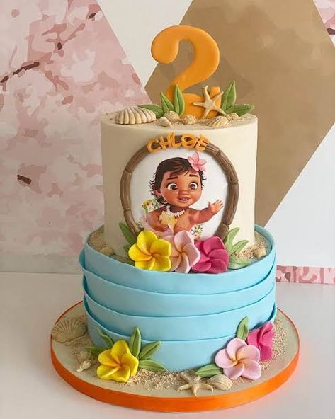 Moana Themed Birthday Cake, Baby Moana Birthday Party Decorations, Moana Birthday Party Ideas Food, Baby Moana Birthday Party Ideas, Moana Cake Ideas, Moana Birthday Cake Ideas, Moana Cake Design, Baby Moana Cake, Baby Moana Birthday Party