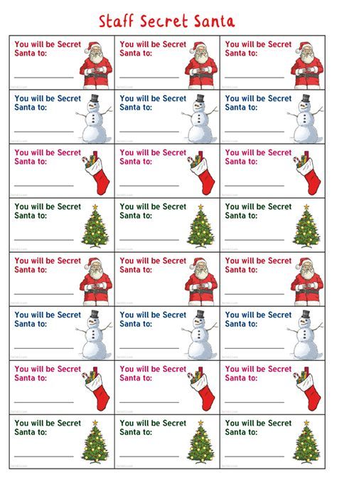 Work Place Secret Santa Ideas, Office Christmas Gifts Coworkers Secret Santa, Printable Secret Santa Tags, Secret Santa Games For Work, How To Do Secret Santa At Work, Secret Santa Office Ideas, Christmas Secret Santa Ideas Work, Secret Santa Name Drawing Ideas, Work Secret Santa Questions