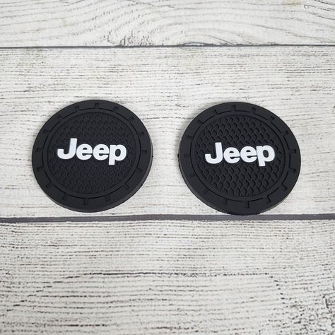 Car Coaster Jeep Cup Holder Interior Accessories Silicone Anti Slip Mat New Anti Slip Mat, Cup Holder Coasters, Bar Tools, Car Coasters, New Sign, Tools Accessories, Interior Accessories, Cup Holder, New Color