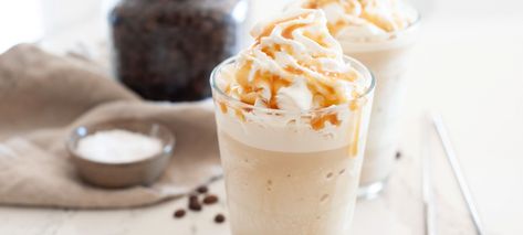 Salted Caramel Creamiccino: Ninja Creamiccino, Creamiccino Recipes, Ninja Creami Creamiccino Recipes, Ninja Smoothies, Ninja Creamy, Ninja Ice Cream Recipe, Treat Maker, Dairy Free Creamer, Salted Caramel Recipes