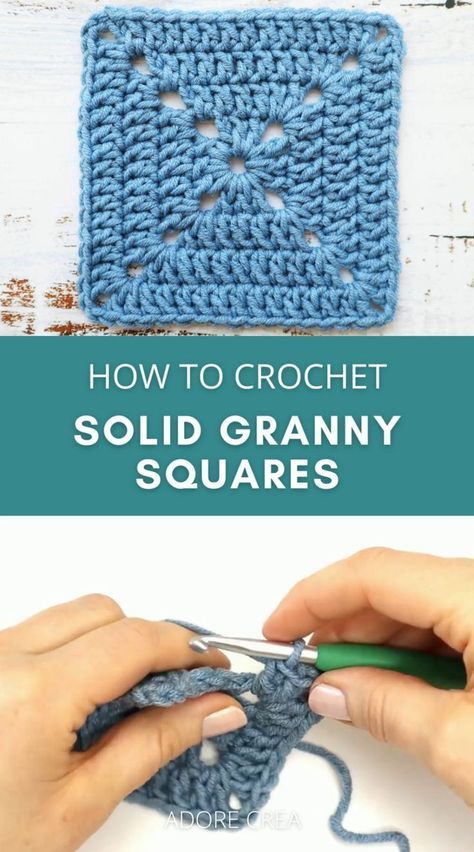 Learn To Crochet Beginner, Granny Square Video, Crochet Tutorial Step By Step, Easy Beginner Crochet Patterns, Crochet Granny Square Tutorial, Granny Square Haken, Tote Crochet, Granny Square Crochet Patterns Free, Crochet Stitches Free