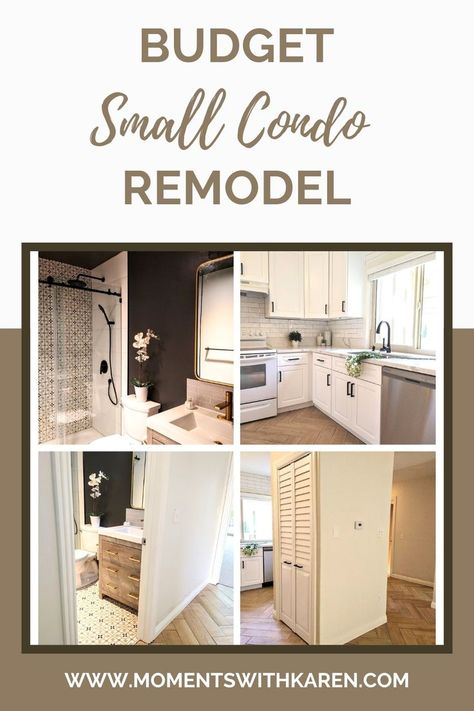 #kitchendiy #kitchenrenovation #kitchen #kitchenideas Small Condo Remodel, Beach Condo Remodel, Above Kitchen Cabinets Ideas, Decorating Above Kitchen Cabinets Ideas, Condo Interior Design Small, Small Condo Decorating, Small Condo Kitchen, Clean And Organized Home, Condo Kitchen Remodel