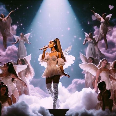 Stage Outfits Ariana Grande, Ariana Grande 7 Rings Outfits, Concert Performance Outfits Singers, Ariana Grande Tour Outfits, Crazy Clothes, Ariana Grande Fragrance, Ariana Grande Concert, Pop Aesthetic, Ariana Grande Album