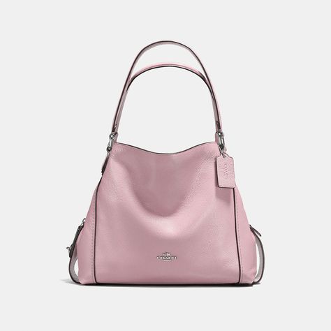 Coach Edie Shoulder Bag, Chloe Mini Marcie, Coach Edie, Over The Shoulder Bags, Polished Pebble, Cow Skin, Wallet Chain, Leather Care, Leather Chain