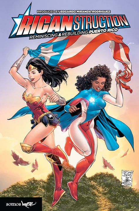 La Borinqueña Graphic Novel | Created and Written by Edgardo Miranda-Rodriguez Puerto Rican, Comic Book, Puerto Rico, Superman, Flag, Comics